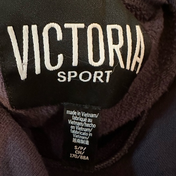 VICTORIAS SECRET SPORT Off the Shoulder Sweatshirt - Picture 8 of 9